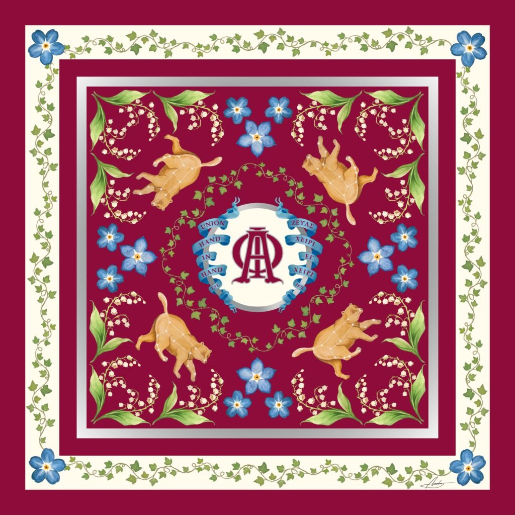 Alpha Phi Sorority Scarf