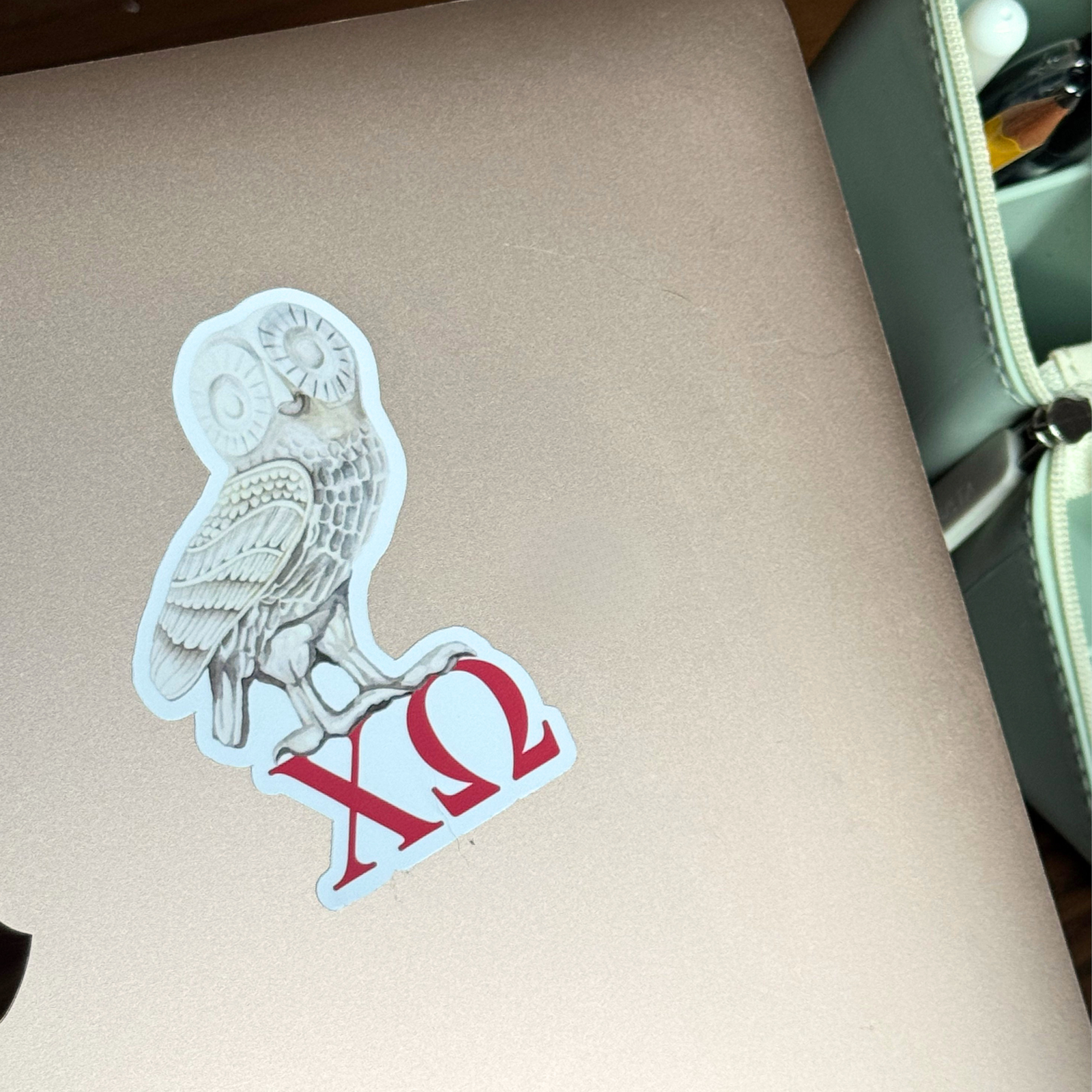 Chi Omega "Owl" Sticker - Image 2